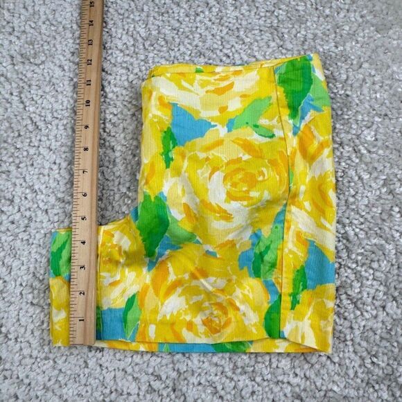 Lilly Pulitzer Deenie Floral Short Sunglow Yellow - Picture 8 of 9